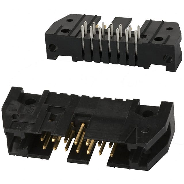 102161-2 TE Connectivity AMP Connectors  Headers Male Pins